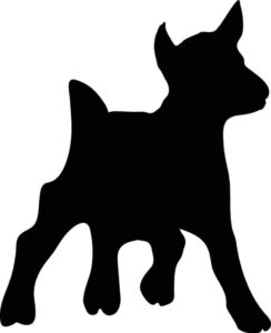 baby-goats-playing-in-farmyard-or-silhouette-file-free-vector